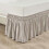 Queensize bedrok met ruches en elastische rand, beige 1