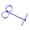 Pedal Exerciser Belly Resistance Band Pull Training-Purple 1