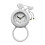 Shower Timer Clock with Rope – Waterproof, White, 12 cm 1