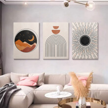 Boho Wall Art Canvas Set of 3 – 12x16 Inch