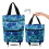 Faltbare Einkaufstasche mit Rollen, 30 l, Oxford-Gewebe 1