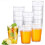 Copos infantis de plástico transparente, 150 ml (5 oz) - Pacote com 12 unidades 1