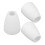 White Plastic Lampshade 11.5 x 10 x 5 cm 3 Pack 1