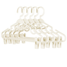 Heavy Duty Plastic Pants Hangers with Clips, 5-Pack