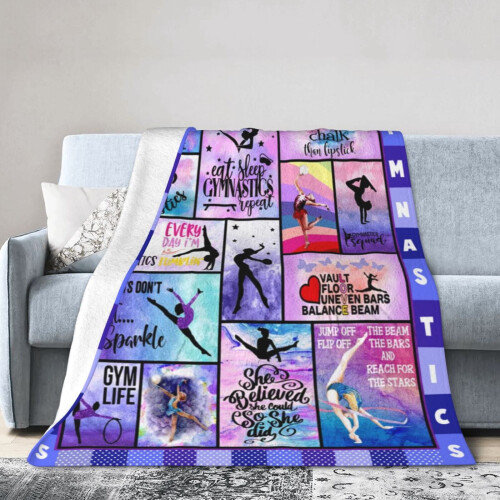 Filt i flanellfleece, 102x76 cm