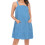 Women's Lightweight Bath Wrap Dress with Straps 1