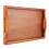 Serviertablett aus Holz mit Griffen, 30 x 20 cm 1