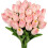 10 tulipani artificiali rosa effetto "tocco reale" 1