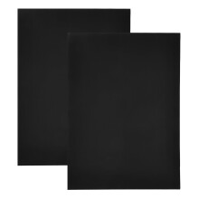 OUNONA Lot de 2 panneaux de jardin noirs en PP 37 x 26 cm