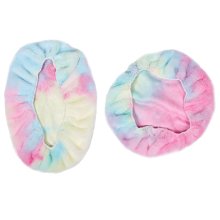Tie-dye polyester toiletbril en stortbakhoes set