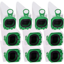 Bolsas de aspiradora fáciles de usar para Vorwerk Kobold VB100FP100Series, reemplazo para los modelos Philips FC9333FC9515, sistema de filtro