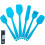 Silicone Kitchen Spatula Set 2-Pc Heat-Resistant 1