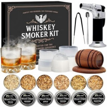 Kit d'infuseur Ă cocktails whisky bourbon avec torche 6