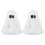 Ghost LED Night Light - Resin Halloween Decoration (2 pcs) 1