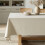 Natural Cotton-Linen Tablecloth Rectangular 1