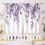 Purple Eucalyptus Kitchen Curtains 27.5x39 in (2 pcs) 1