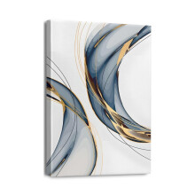 Abstract Botanical Canvas Wall Art Set