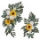 Artificial Wedding Arch Flowers, Silk, 2 Pieces 1