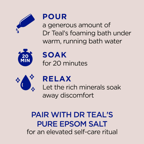 Dr Teal's Foaming Bath Coconut 1L 2