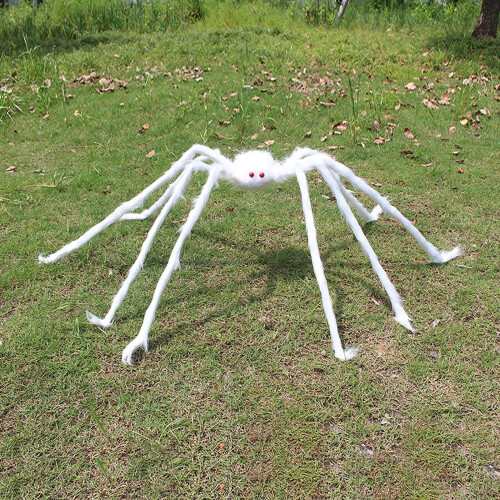 Halloween Giant Spider Decoration - Realistic Hairy Spider,