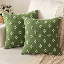 Clúdaigh Piliúir Jacquard Rombach 18x18 orlach (2 phíosa)