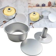 Round Chiffon Cake Pan with Removable Bottom
