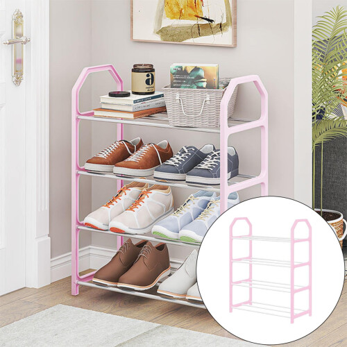 Shoe Rack Wardrobe Organizer 4 Layer Stackable 1