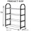 Stackable Metal Shoe Rack White 3-Tier 3