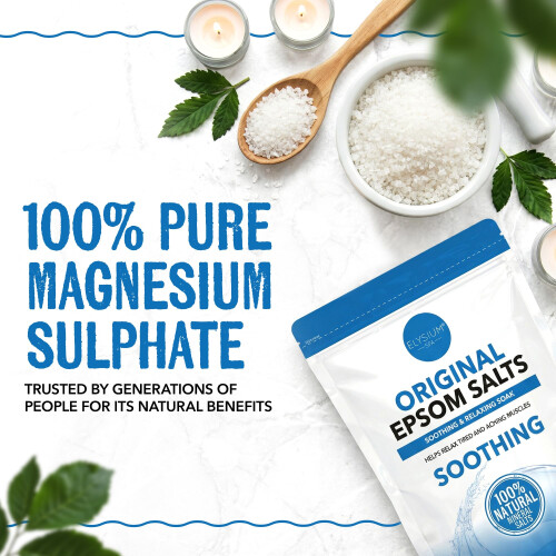 Elysium Spa Natural Original Epsom Salts 1Kg 2