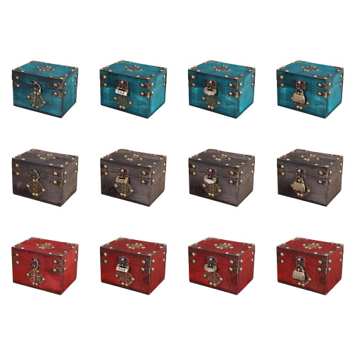 Dateless Bucolic Wooden Decorative Box For Storing-Gray square 1