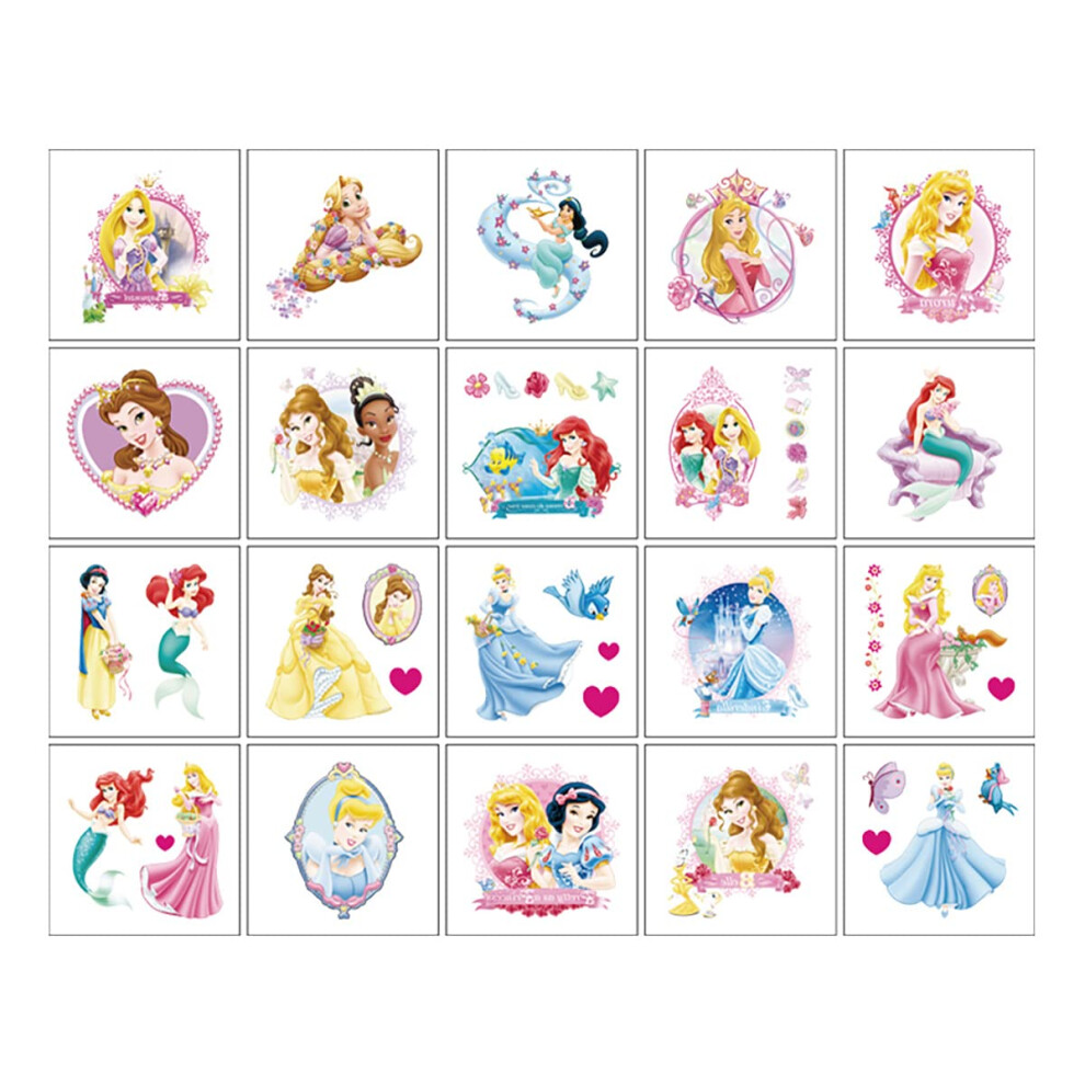 Yangsiw Temporary Tattoo For Fans, 20 Sheets Big Temporary Tattoo Body Art Tattoo Stickers,Goody Bag Stuffers Party Bag Fillers (2X2 Inch) Â¦