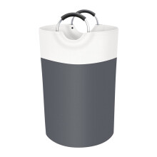 90L Collapsible Laundry Basket with Padded Handles