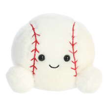 Mini White Palm Pals Plüschtier – 10 cm großer Baseballschläger