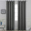 Blackout Curtains 52x84 in Dark Grey 2 Panels 1