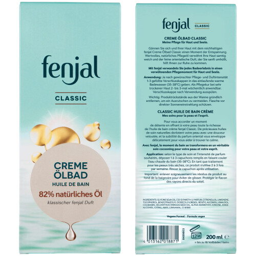 fenjal Cream oil bath classic 1