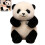 Realistische knuffelpanda 1
