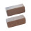 Υποβραχιόνια καρέκλας γραφείου 27x10x10cm μπεζ (2 τεμάχια) 1
