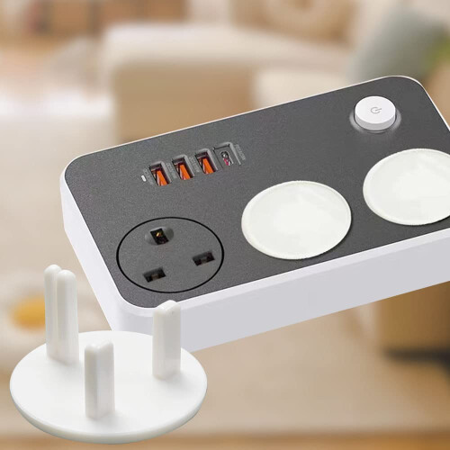 Armo 20 x Baby Safety Socket Covers Child Proof Socket Protectors Guard 2