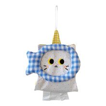 Lovely Cats Face Cloth Napkin Holder Space Saving Hanging