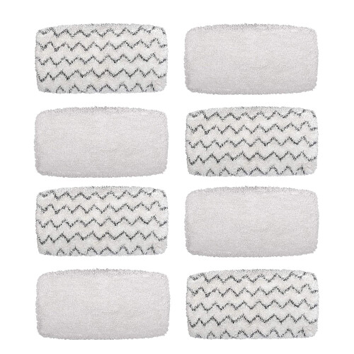 Bissell Vac & Steam Mop Pads 8 Pack Microfiber