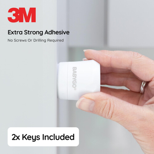 BABYGO Replacement Magnetic Keys for Child Cupboard Locks 1