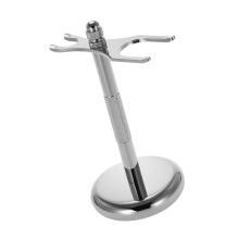 Elegante houder voor scheeraccessoires van aluminium met-zilver