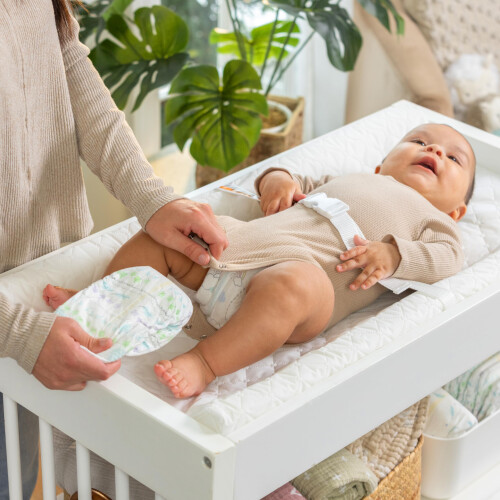 Ingenuity Ingenuity Contoured Changing Mat - Includes Waterproof Changing Mat and Safety Belt with Quick Release 2