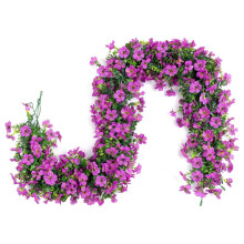 Realistic Artificial Plastic Leaves Plant with Simulated-Purple