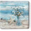 Blue Beach Canvas Wall Art Print 34x34 1