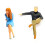 Tiny Seat Resin People Sculptures-Thinking Womens Sui 1