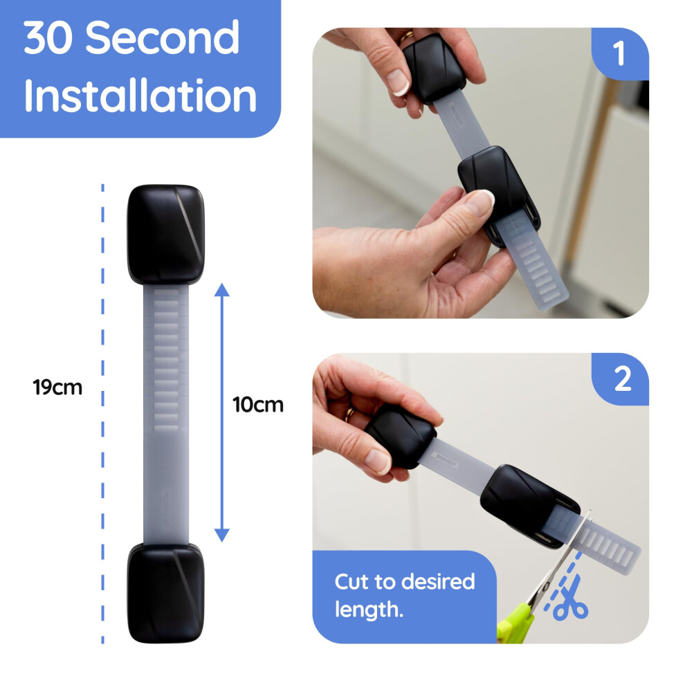 Babygo Child Safety Cupboard Locks For Children With Smart Unlock For 5007056385247
