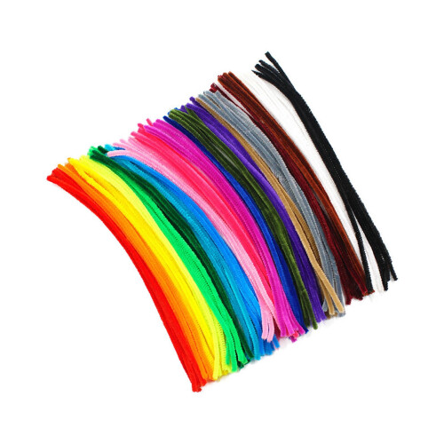 DIY Pipe Cleaner Craft Kit – Soft Bendable Stems, 100 pcs