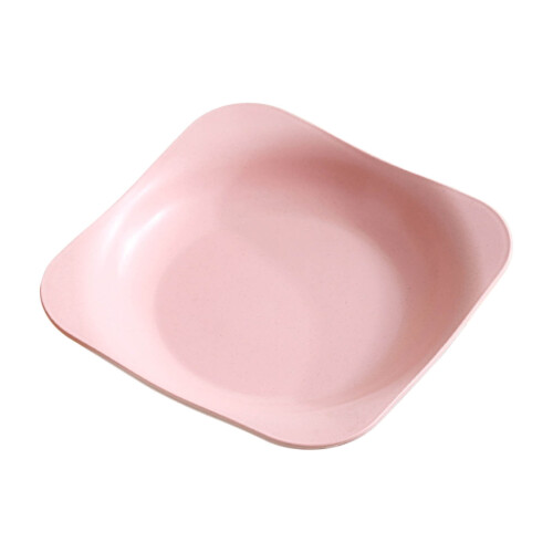 Reusable Lightweight Dining Plate – Pink