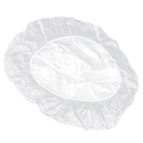 Transparent Round Tablecloth with Flannel Backing